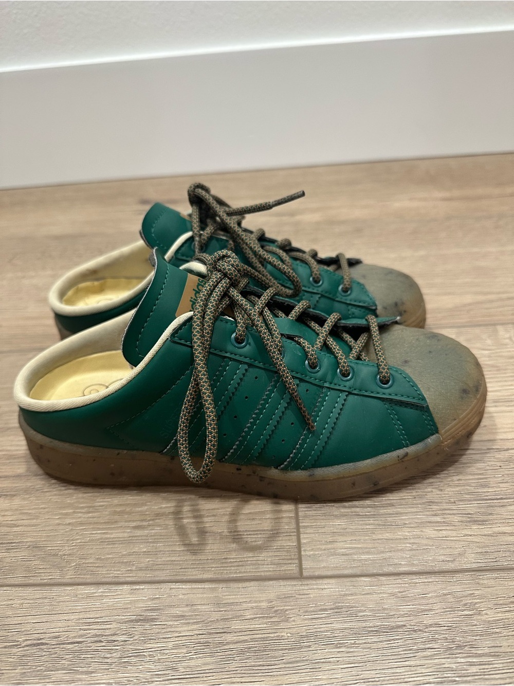 Adidas Superstar Mule ‘Plant and Grow’ in Collegiate Green slip on vegan
